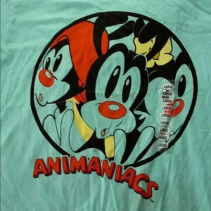 Animaniacs Tee Warner Bro’s. Teal NWT Large❤️Q
